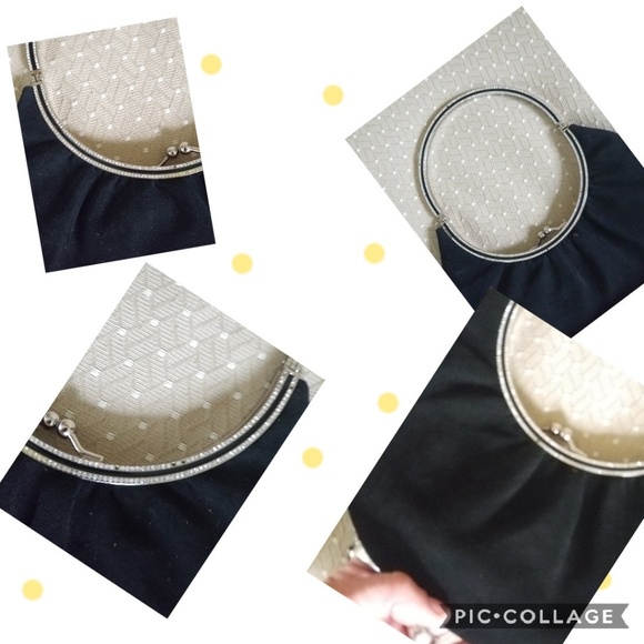 VINTAGE VALENTINO GARAVANI FORMAL VELVET BAG - Picture 2 of 8